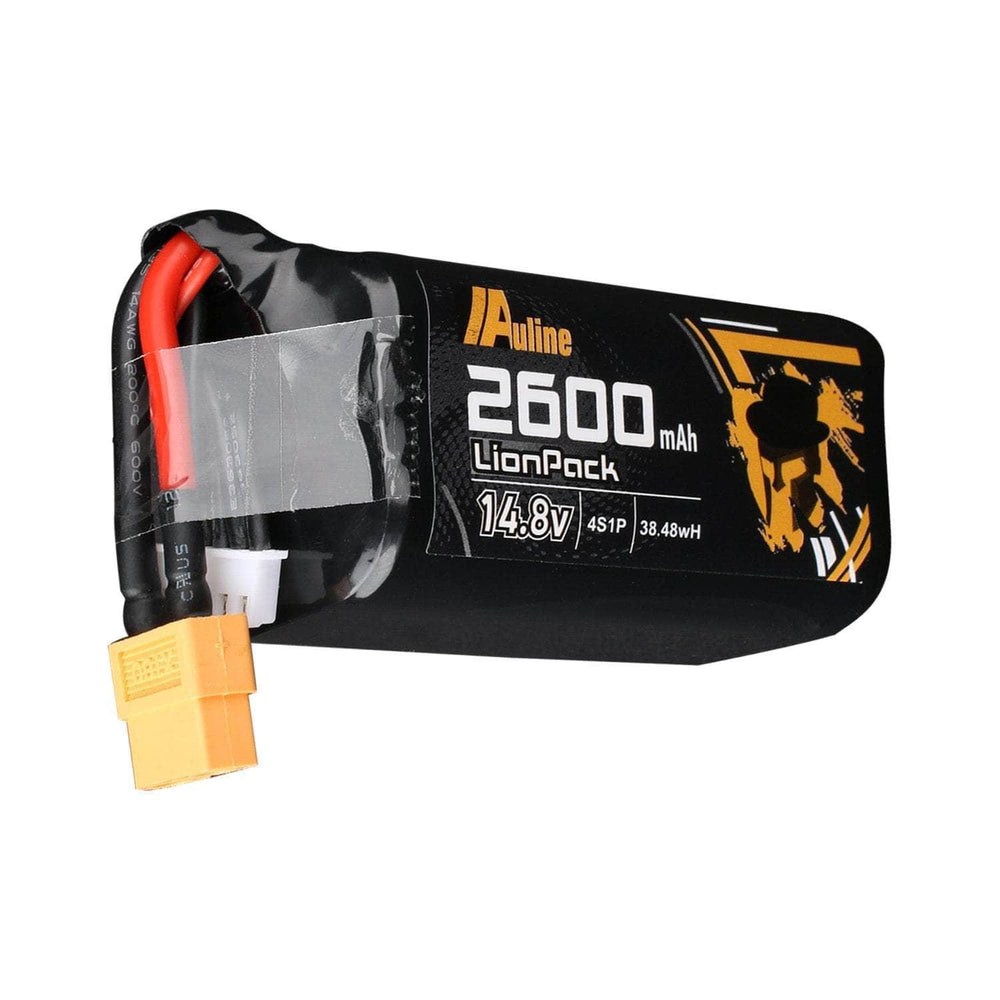 AULINE Battery Auline 14.8V 4S 18650 2600mAh 1C Li-Ion Battery w/ Built-In Protective Board - XT60