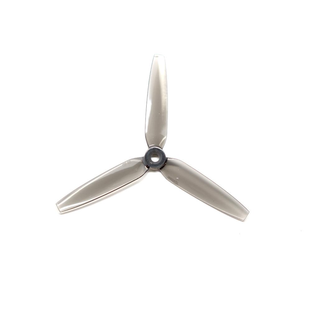 GEMFAN Prop Clear Gray Gemfan 513D 5149 Tri-Blade 5" Prop for 3D Flying 4 Pack - Choose Your Color