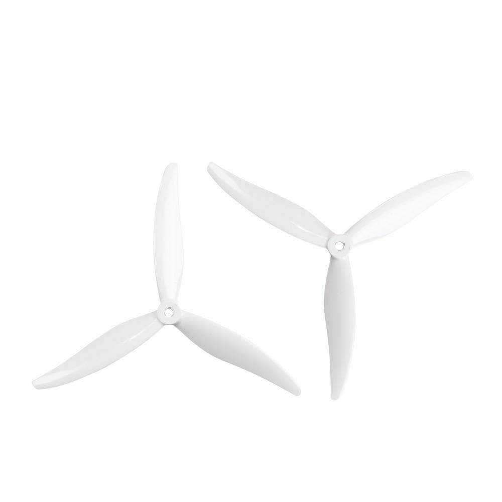 GEMFAN Prop White Gemfan Cinelifter 7035 7x3.5x3 Tri-Blade 7" Prop 4 Pack - Choose Your Color