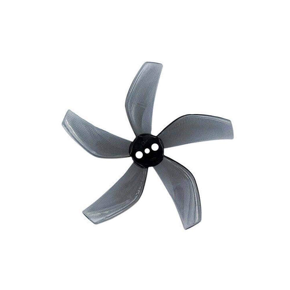 GEMFAN Prop Clear Gray Gemfan D51-5 1.5mm T-Mount Penta-Blade 2" Prop 8 Pack - Choose Your Color