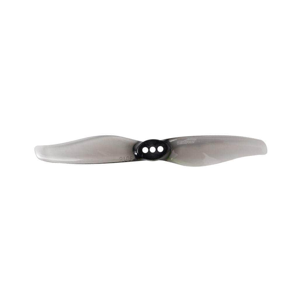 GEMFAN Prop Grey Gemfan Hurricane 3018 Durable Bi-Blade 3" Prop 8 Pack (2mm) - Choose Your Color