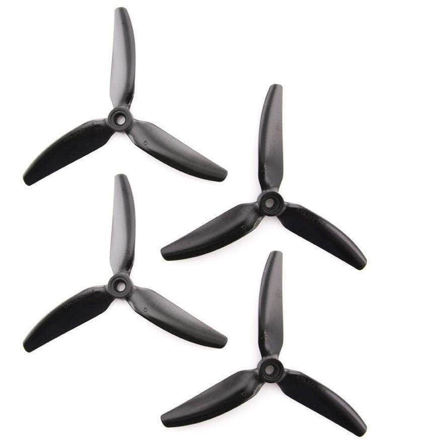 HQPROP Prop Black HQ Prop 5x4.3x3 V1S Tri-Blade 5" Prop 4 Pack - Choose Your Color