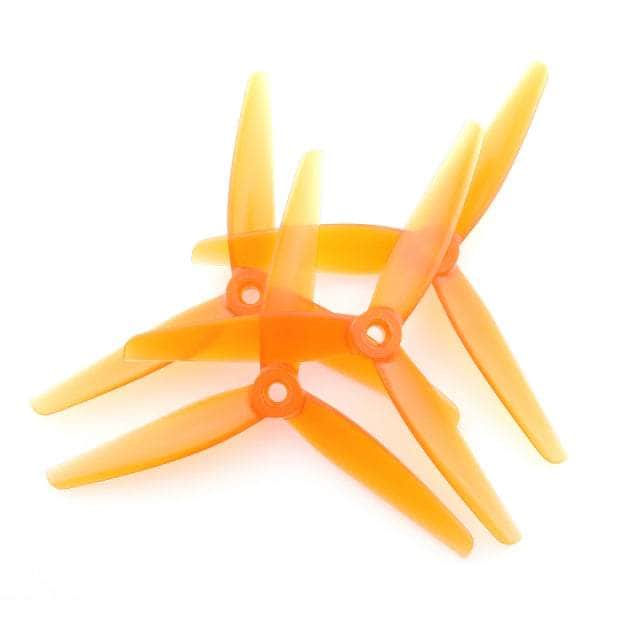 HQPROP Prop Orange HQ Prop BMS Racing Prop 5.1X4.3X3 Tri-Blade 5" Prop 4 Pack - Choose Color