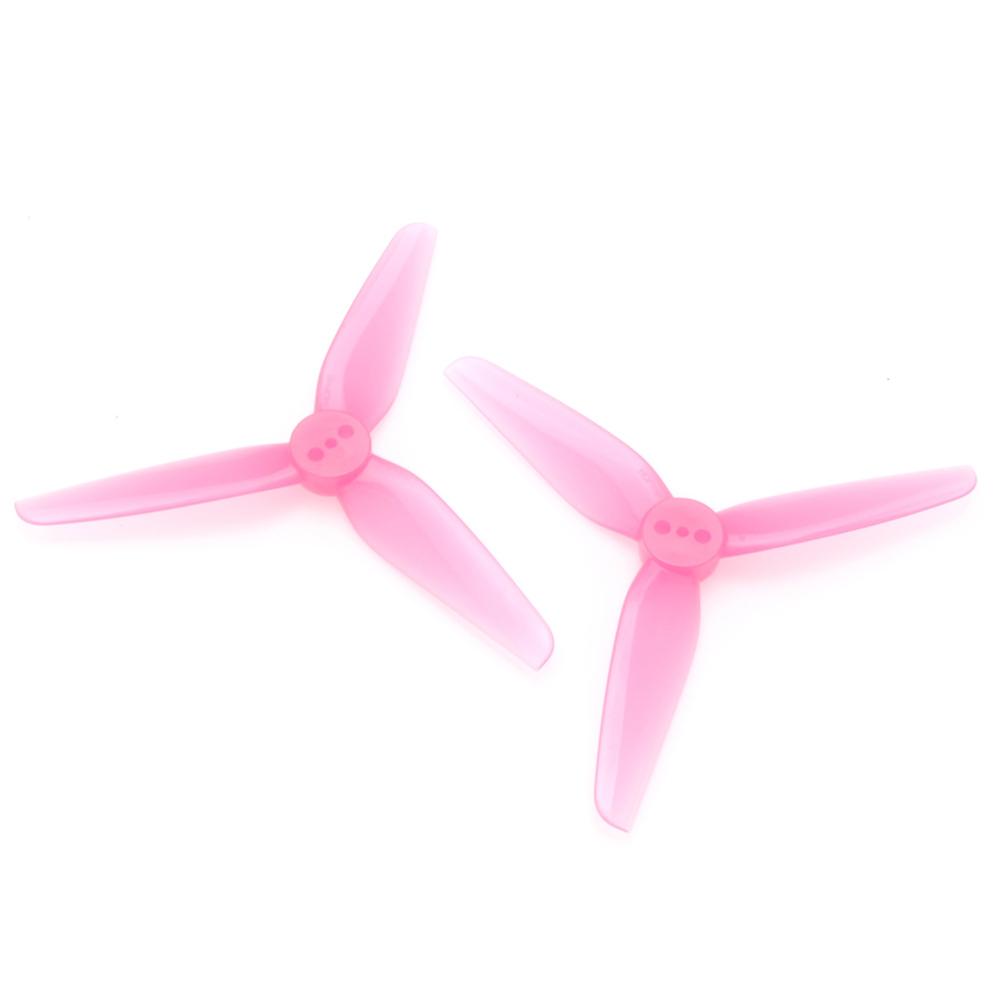 HQPROP Prop Pink HQ Prop T3x1.8x3 Tri-Blade 3" Prop 4 Pack (1.5mm Shaft) - Choose Your Color