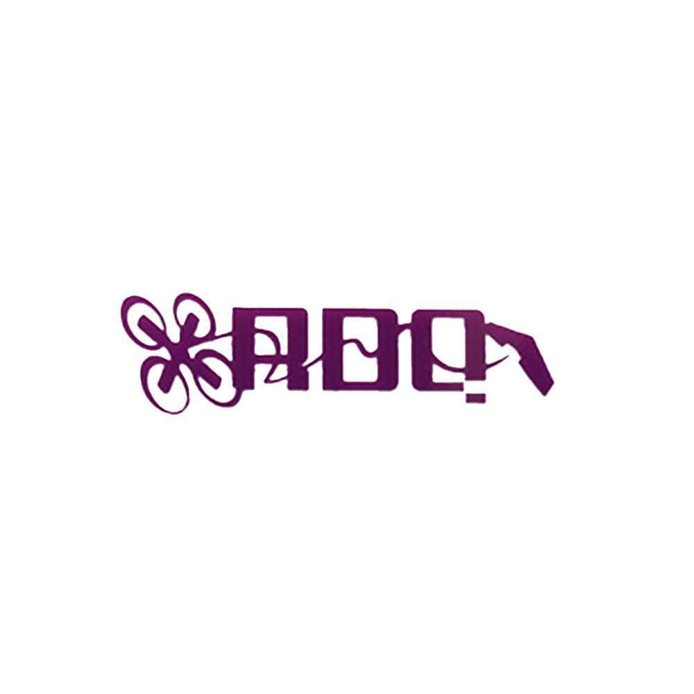 RaceDayQuads Violet RDQ Logo Sticker Decal V2 - Choose Your Color