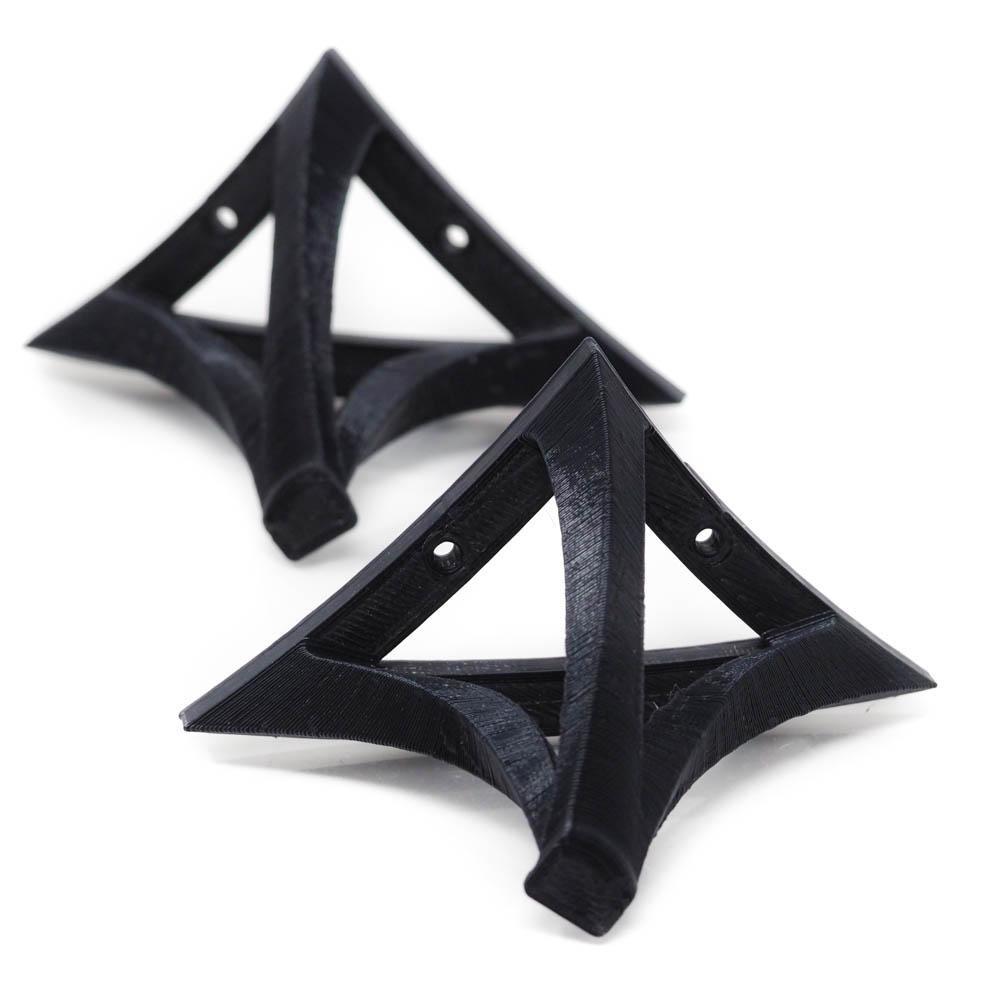 RDQ 3D Printed Products Black RDQ Quad Wall Mount - 3D Printed PLA - Choose Your Color