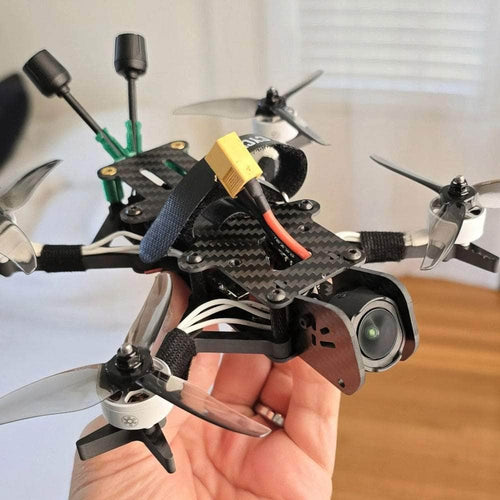 Brain3D VTX ACC Brain3D Short Dual Antenna Mount for DJI O4 Air Unit Pro