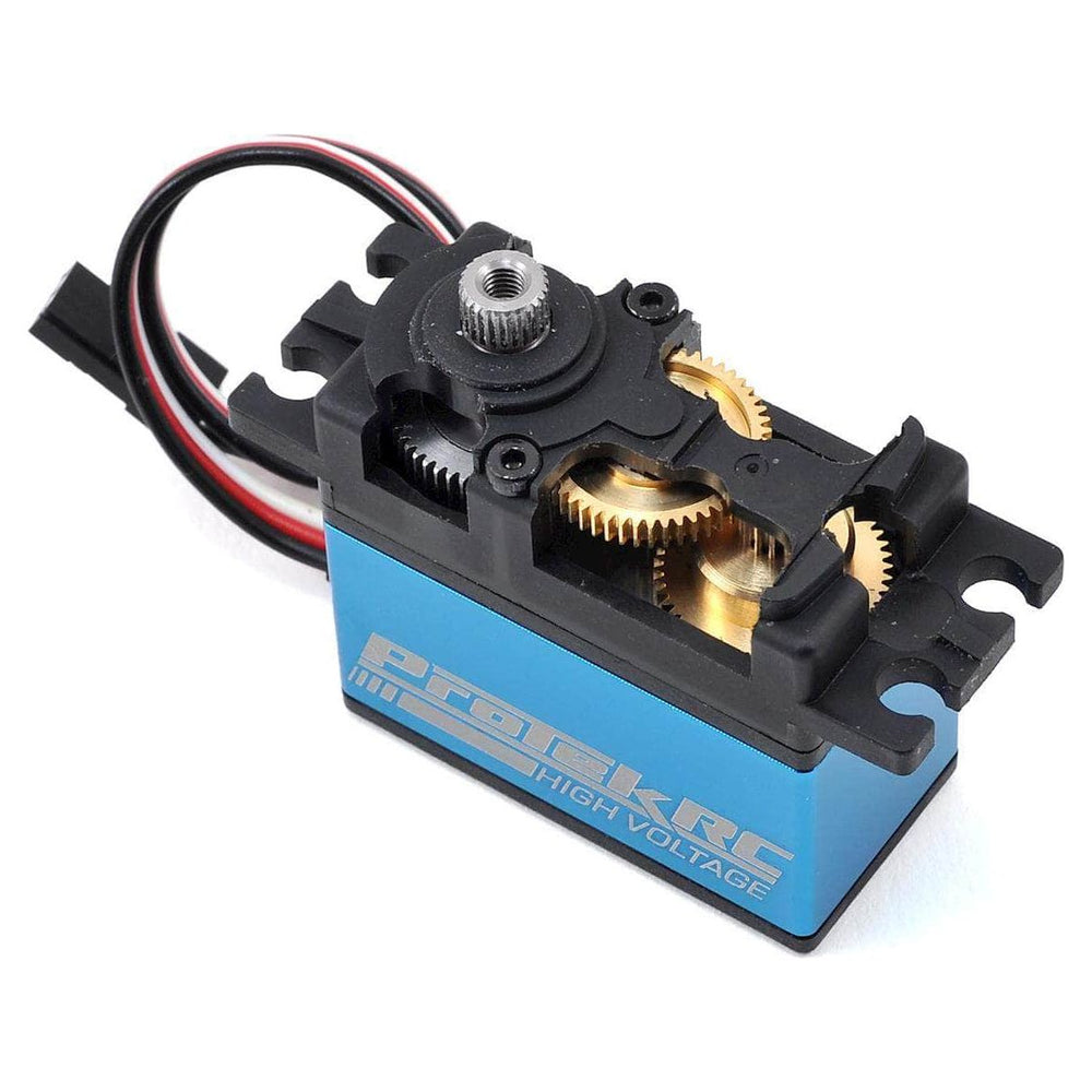 Caloosa Trains And Hobbies ProTek RC Parts & Accessories PTK-130T, ProTek RC 130T Standard Digital "High Torque" Metal Gear Servo (High Voltage)