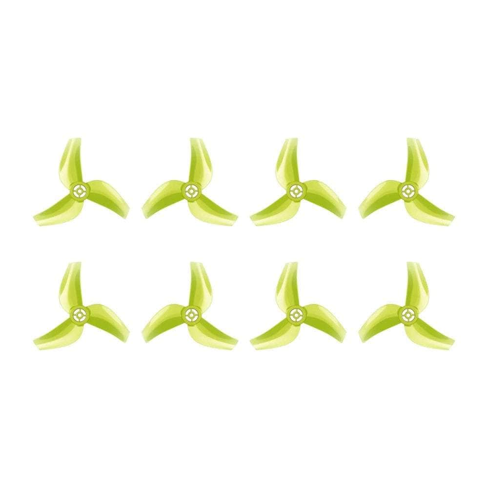 FLYWOO Prop Yellow Flywoo 1611 3-Blade Propeller (Set of 8) - 1.5mm