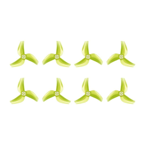 FLYWOO Prop Yellow Flywoo 1611 3-Blade Propeller (Set of 8) - 1.5mm