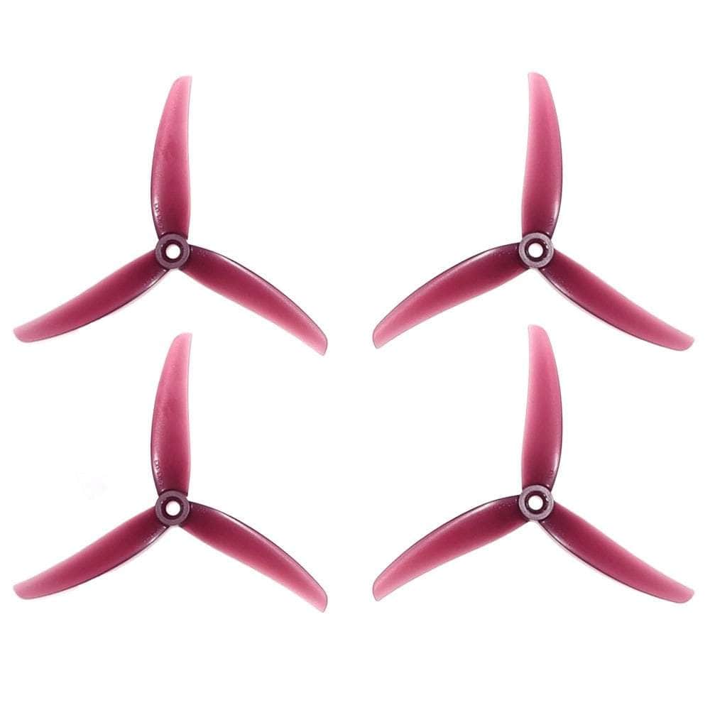 HQPROP Prop Jelly Red HQProp Juicy J33 4.9" 3-Blade Propeller (Set of 4)
