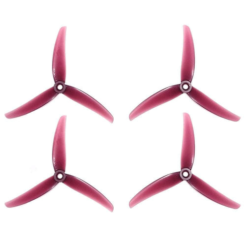 HQPROP Prop Jelly Red HQProp Juicy J33 4.9" 3-Blade Propeller (Set of 4)