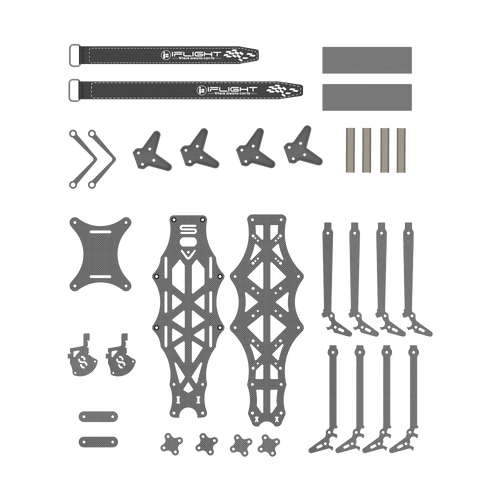 IFLIGHT Frame iFlight AOS 7 EVO (v1.2) 7" Frame Kit