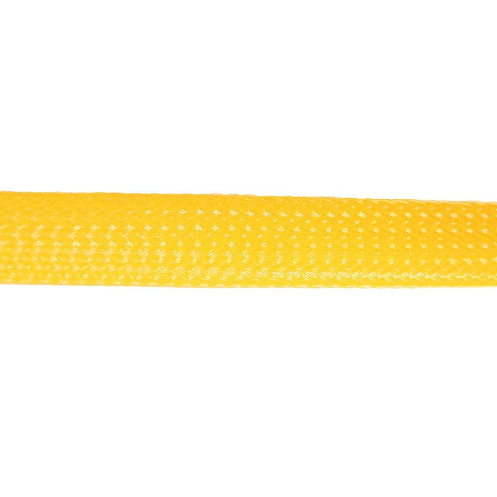 TECHFLEX Hardware Light Orange RDQ 3/8'' x 2ft. Braided Mesh Wire Wrap for ESC and Motor Wires