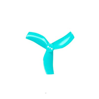 FOXEER Prop Teal DAL New Cyclone T2530 Tri-Blade 2.5" Prop 8 Pack - Choose Color