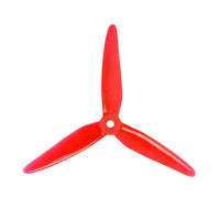 FOXEER Prop Crystal Red DAL SpitFire T5148.5 Tri-Blade 5" Prop 4 Pack - Choose Your Color