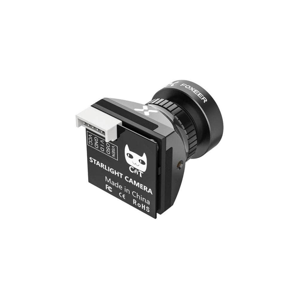 FOXEER Camera Black Foxeer Cat 3 Micro 1200TVL CMOS 4:3/16:9 PAL/NTSC FPV Camera (2.1mm) - Choose Your Color