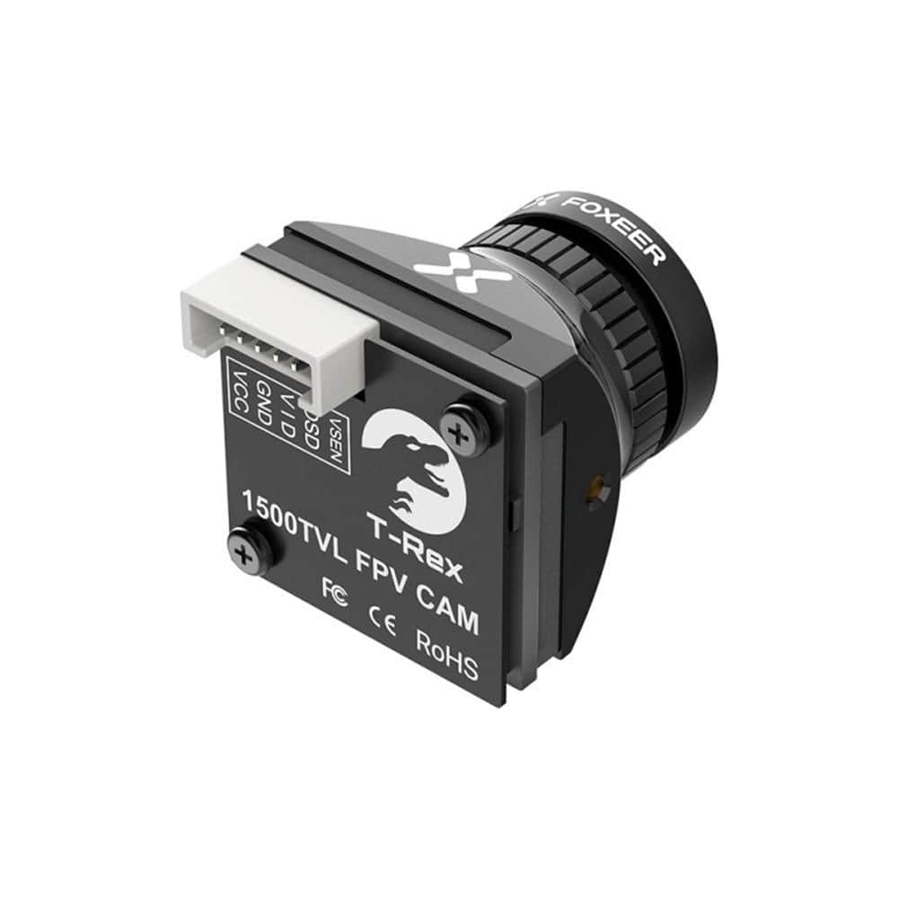 FOXEER Camera Foxeer T-Rex Micro 1500TVL CMOS 4:3/16:9 PAL/NTSC FPV Camera (1.7mm) - Choose Your Color