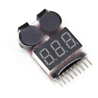 FPVELITE Charger ACC 1-8S LiPo Battery Checker Voltage Tester w/ Low Voltage Alarm