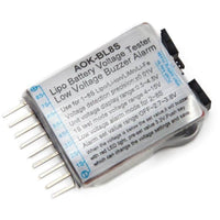 FPVELITE Charger ACC 1-8S LiPo Battery Checker Voltage Tester w/ Low Voltage Alarm