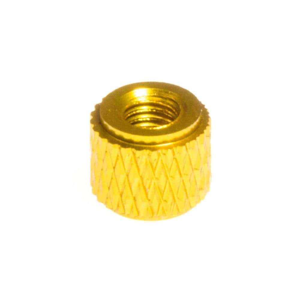 FPVELITE Hardware Gold / 5mm M3 Knurled Standoff w/ Small Step (10PCS) - Choose Your Color & Size