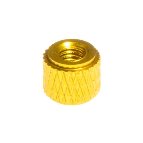FPVELITE Hardware Gold / 5mm M3 Knurled Standoff w/ Small Step (10PCS) - Choose Your Color & Size
