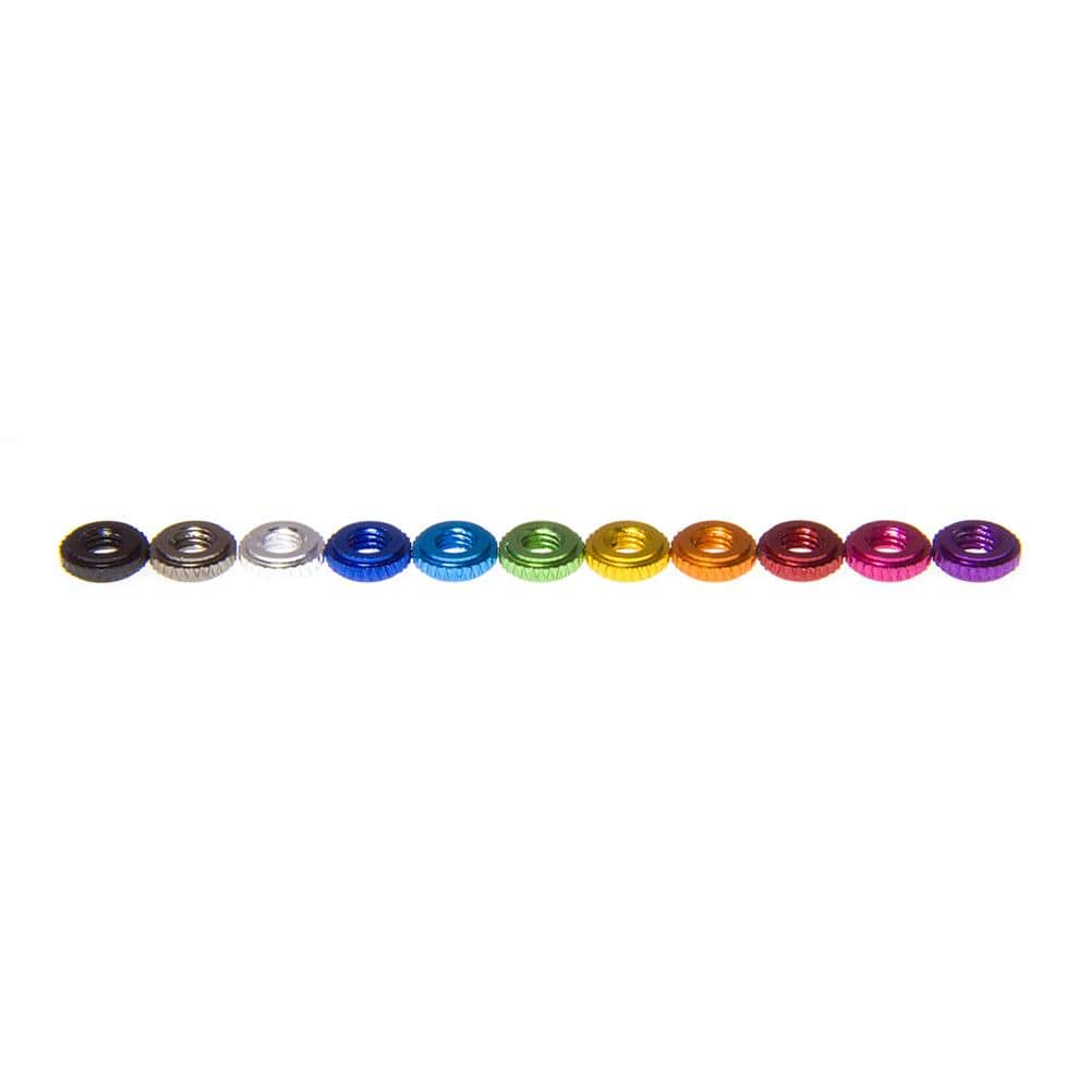 FPVELITE Hardware M3 Knurled Standoff w/ Small Step (10PCS) - Choose Your Color & Size