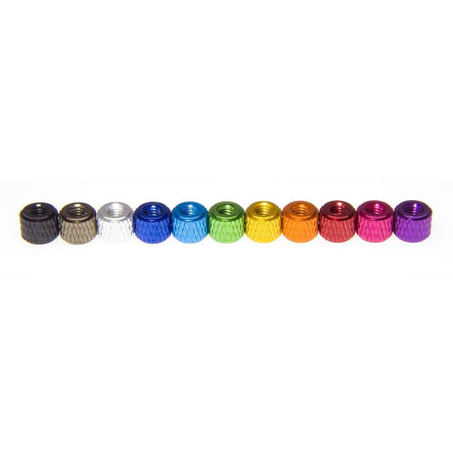 FPVELITE Hardware M3 Knurled Standoff w/ Small Step (10PCS) - Choose Your Color & Size