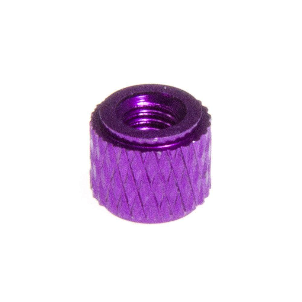 FPVELITE Hardware Purple / 5mm M3 Knurled Standoff w/ Small Step (10PCS) - Choose Your Color & Size