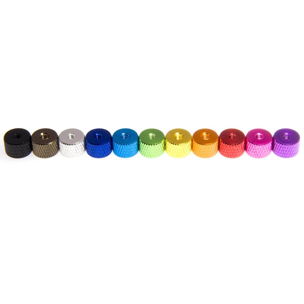 FPVELITE Hardware M3 Knurled Thumb Nut Standoff (4PCS) - Choose Your Color