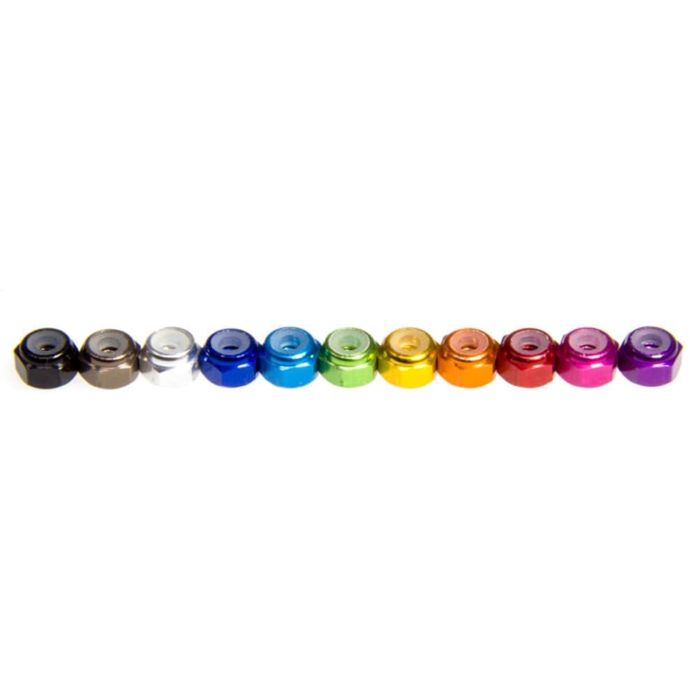FPVELITE Hardware M3 Nylock Nut (4PCS) - Choose Your Color