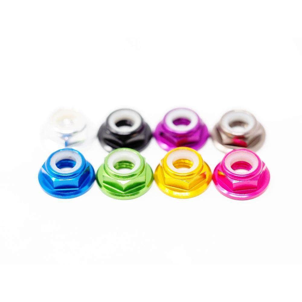 FPVELITE Hardware M5 Low Profile Prop Nut w/ Flange (4PCS) - Choose Your Color