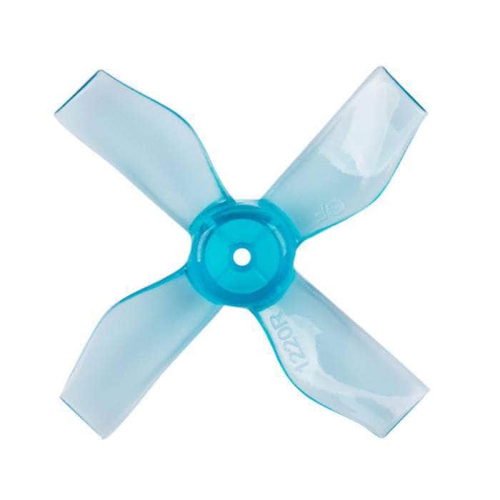 GEMFAN Prop Gemfan 1220-4 Quad-Blade 31mm Micro/Whoop Prop 8 Pack (1mm Shaft) - Choose Your Color