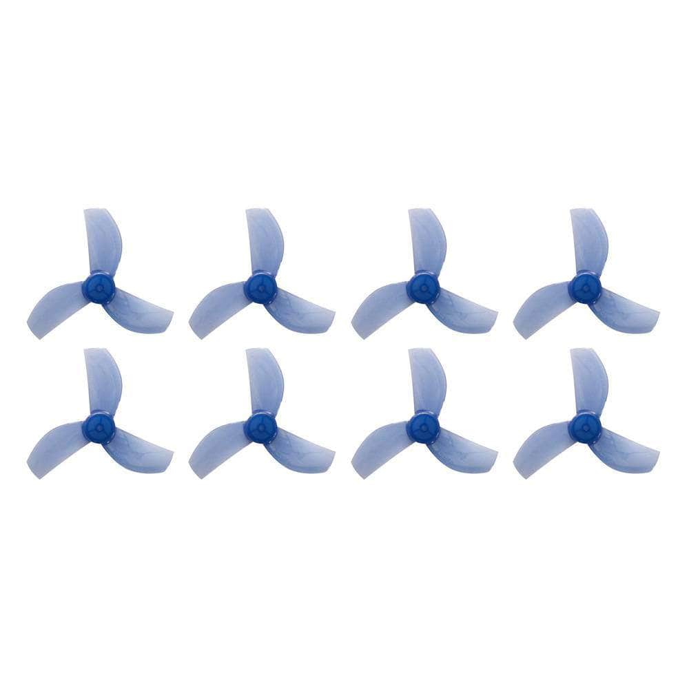 GEMFAN Prop Blue Gemfan 35mm-3 Tri-Blade Micro/Whoop Prop 8 Pack (1mm Shaft) - Choose Your Color