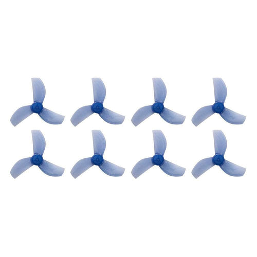 GEMFAN Prop Blue Gemfan 35mm-3 Tri-Blade Micro/Whoop Prop 8 Pack (1mm Shaft) - Choose Your Color