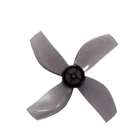 GEMFAN Prop Clear Gray Gemfan 35mm Durable Quad-Blade Micro/Whoop Prop 8 Pack (1mm Shaft) - Choose Your Color