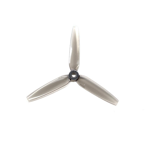 GEMFAN Prop Clear Gray Gemfan 513D 5149 Tri-Blade 5" Prop for 3D Flying 4 Pack - Choose Your Color