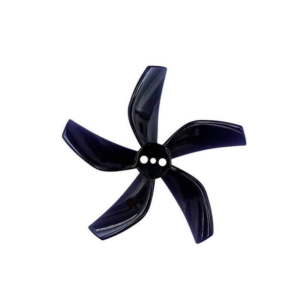 GEMFAN Prop Black Gemfan D51-5 1.5mm T-Mount Penta-Blade 2" Prop 8 Pack - Choose Your Color