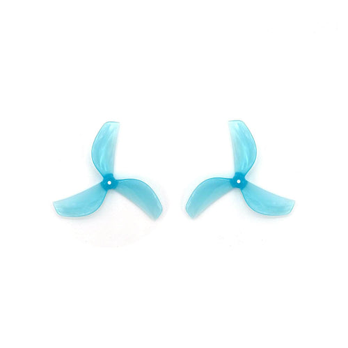 GEMFAN Prop Clear Blue Gemfan Ducted 1815 Tri-Blade 45mm Micro/Whoop Prop 8 Pack (1.5mm Shaft) - Choose Your Color