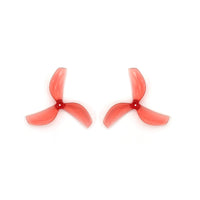 GEMFAN Prop Clear Red Gemfan Ducted 1815 Tri-Blade 45mm Micro/Whoop Prop 8 Pack (1mm Shaft) - Choose Your Color
