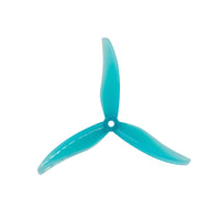 GEMFAN Prop Clear Blue Gemfan Durable 5536 Tri-Blade 5.5" Prop 4 Pack - Choose Your Color