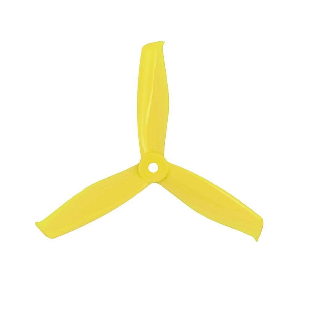GEMFAN Prop Lemon Yellow Gemfan Hulkie 5055S V2 Tri-Blade 5" Prop 4 Pack - Choose Your Color