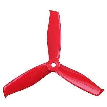 GEMFAN Prop Red Gemfan Hulkie 5055S V2 Tri-Blade 5" Prop 4 Pack - Choose Your Color