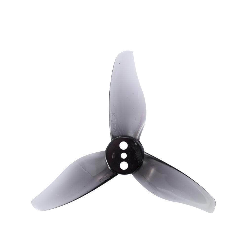 GEMFAN Prop Clear Grey Gemfan Hurricane 2023 Tri-Blade 2" Prop 8 Pack (1.5mm) - Choose Your Color