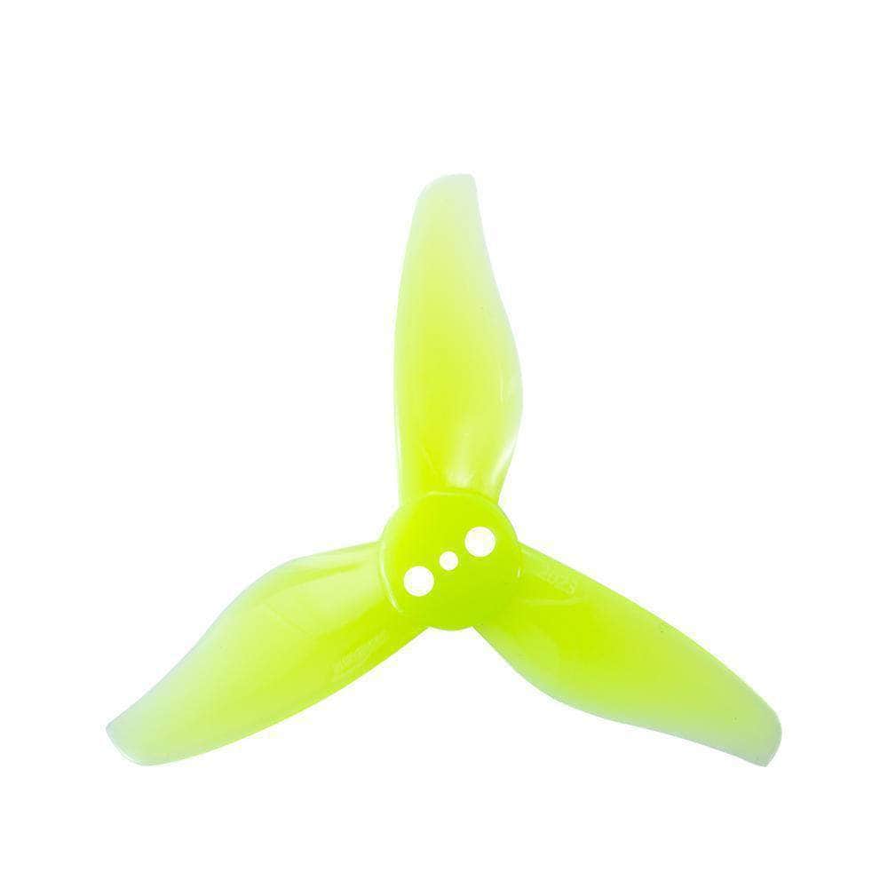 GEMFAN Prop Yellow Gemfan Hurricane 2023 Tri-Blade 2" Prop 8 Pack (1.5mm) - Choose Your Color