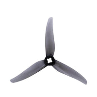 GEMFAN Prop Clear Grey Gemfan Hurricane 4023 Durable Tri-Blade 4" Prop 4 Pack (5mm & 1.5mm Mounting) - Choose Your Color
