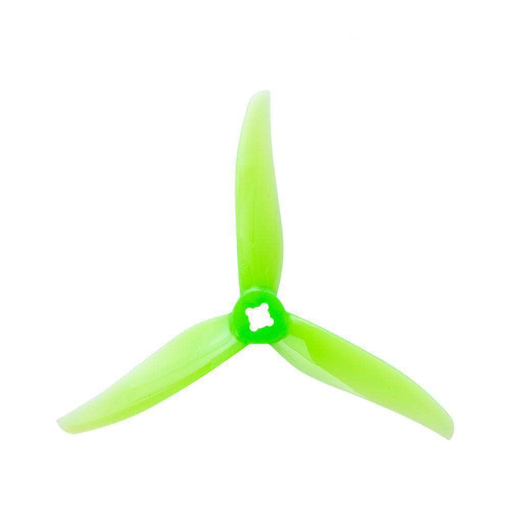 GEMFAN Prop Green Gemfan Hurricane 4023 Durable Tri-Blade 4" Prop 4 Pack (5mm & 1.5mm Mounting) - Choose Your Color