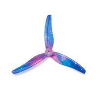 GEMFAN Prop Skitzo Galaxy Gemfan Hurricane 51433 Durable Tri-Blade 5" Prop 4 Pack - Choose Your Color