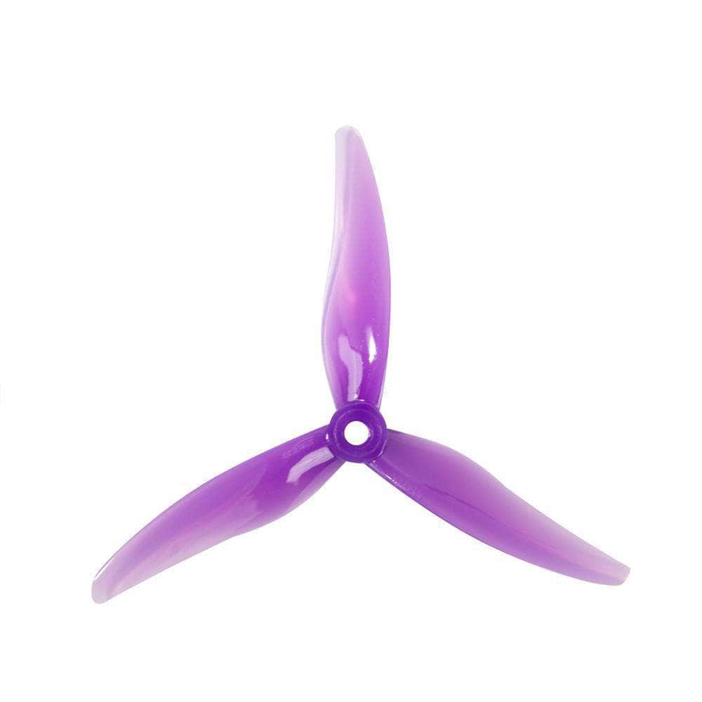 GEMFAN Prop Purple Gemfan Hurricane 51477 Tri-Blade 5" Prop 4 Pack - Choose Your Color