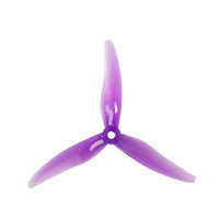 GEMFAN Prop Purple Gemfan Hurricane 51477 Tri-Blade 5" Prop 4 Pack - Choose Your Color